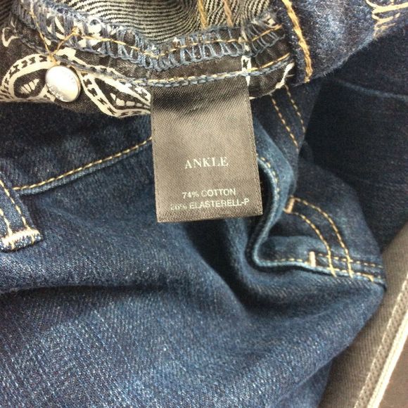 White House Black Market Womens Jeans Ankle Noir 4 - Picture 8 of 8